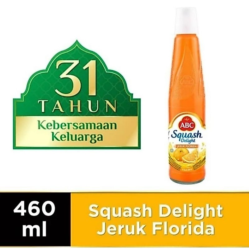 Squash ABC Syrup Orange 460ml