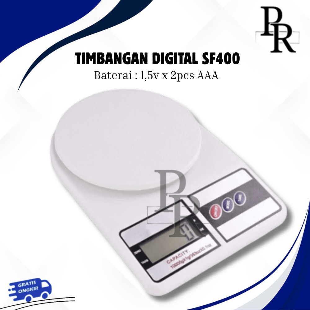 TIMBANGAN DAPUR DIGITAL SF400 / TIMBANGAN LCD DIGITAL  DIGITAL SF400