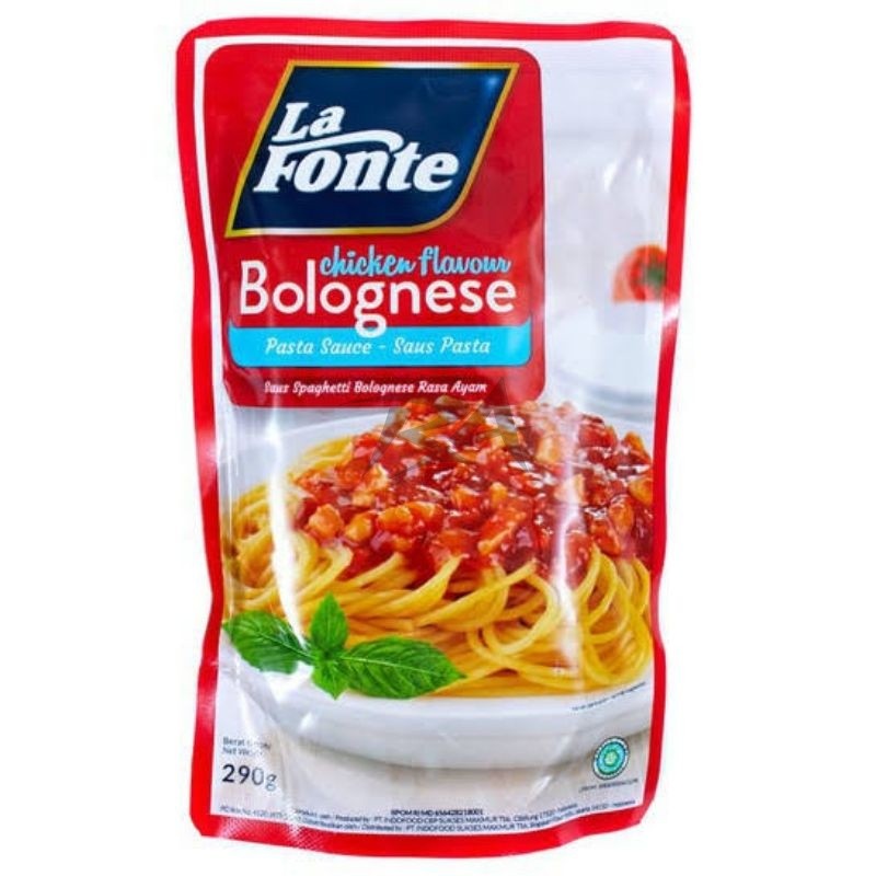 III LAFONTE LA FONTE SAOS SAUS PASTA CHICKEN BOLOGNESE BOLOGNAISE BOLONES BOLONAISE BOLONESE PASTE S
