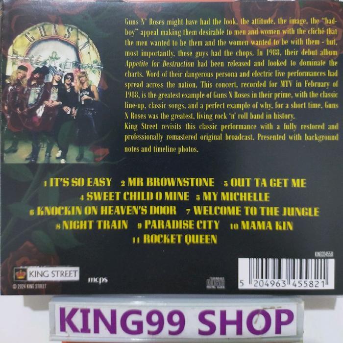 CD GUNS N' ROSES - LIVE AT THE RITZ NEW YORK 1988. trixter bon jovi white lion MARK FREE firehouse c