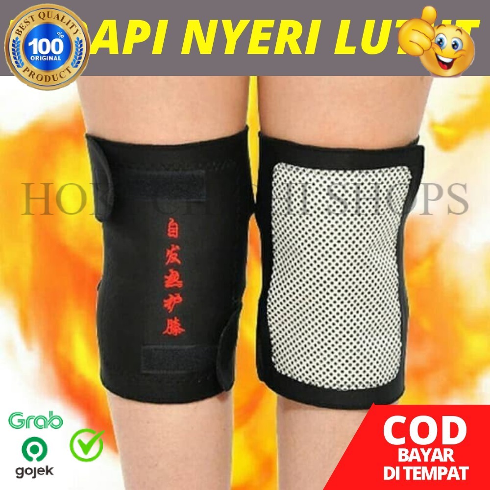 Deker Lutut Alat Terapi Lutut Magnetik Terapi Sendi Pemanas Nyeri Lutut Dengkul Kaki ORIGINAL CC
