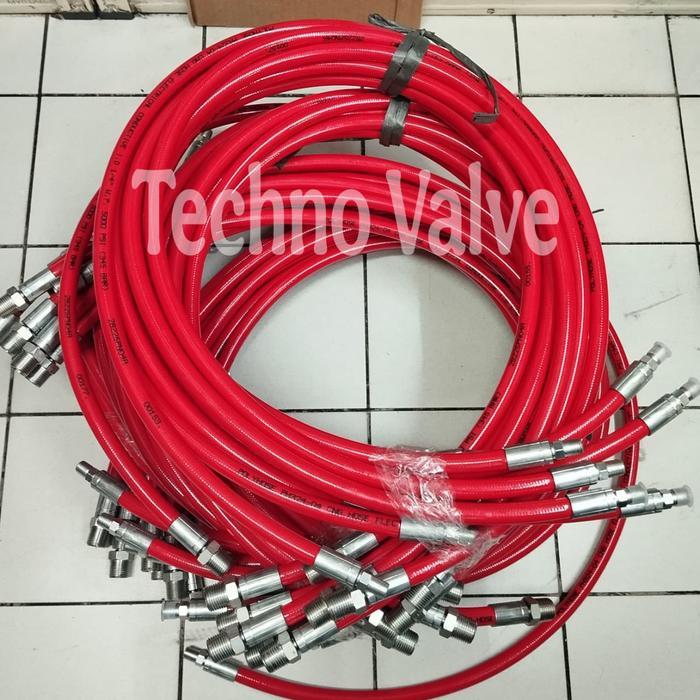 CNG HOSE 1/4 X 1.5M X 1/4 X 1/2 MB / CNG HOSE HIGH PRESSURE 5000PSI SELANG GAS