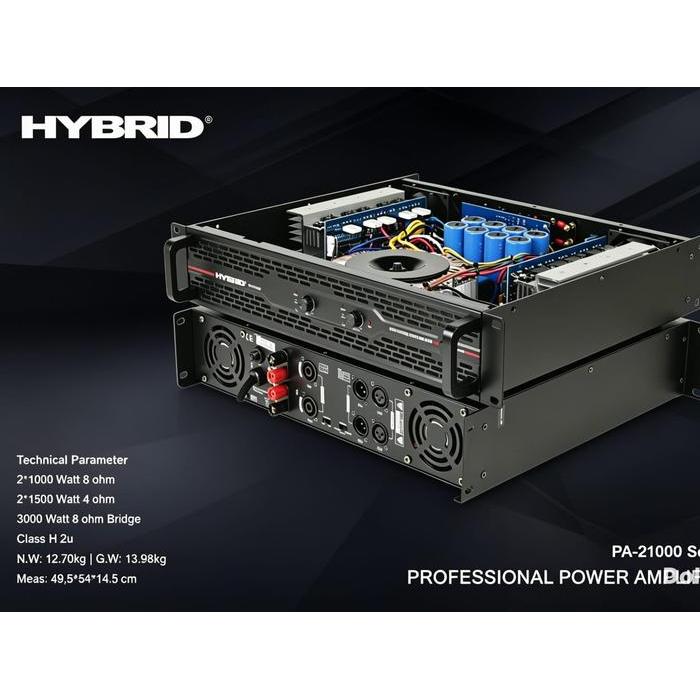 POWER AMPLIFIER HYBRID PA21000 PA 21000 2X1000 WATT