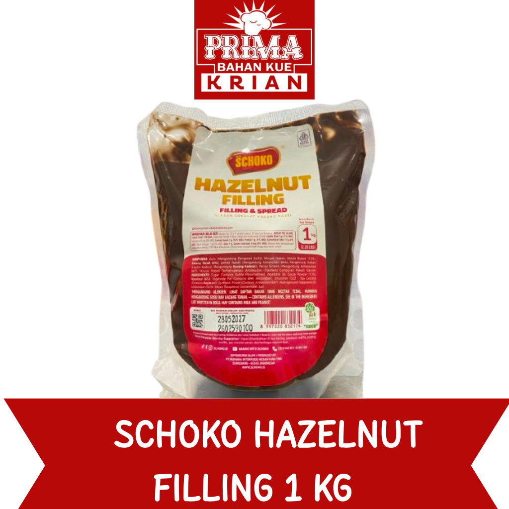 SCHOKO HAZELNUT FILLING 1 KG