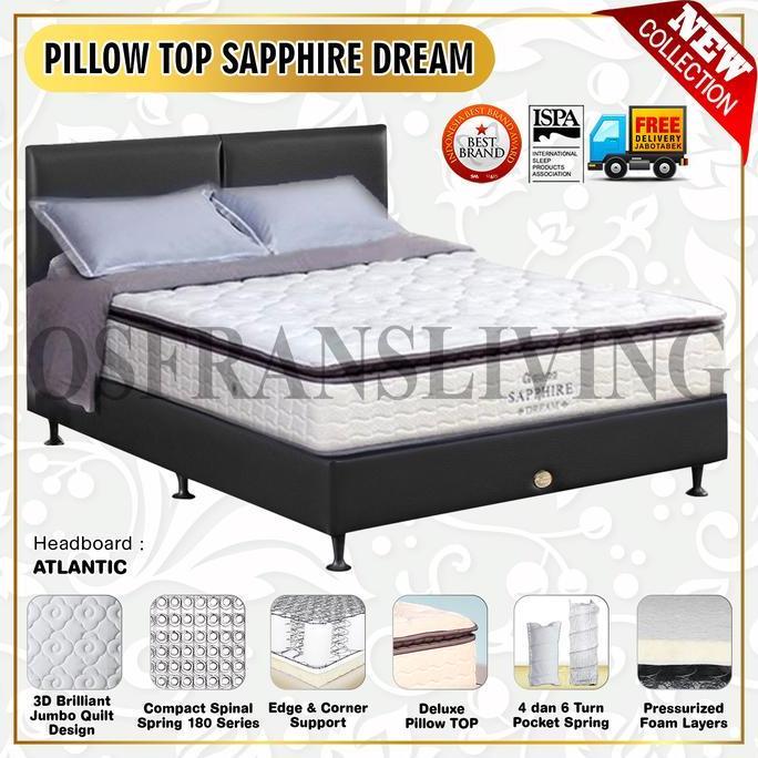 Guhdo Springbed Sapphire Dream 90 x 200- TANPA SANDARAN