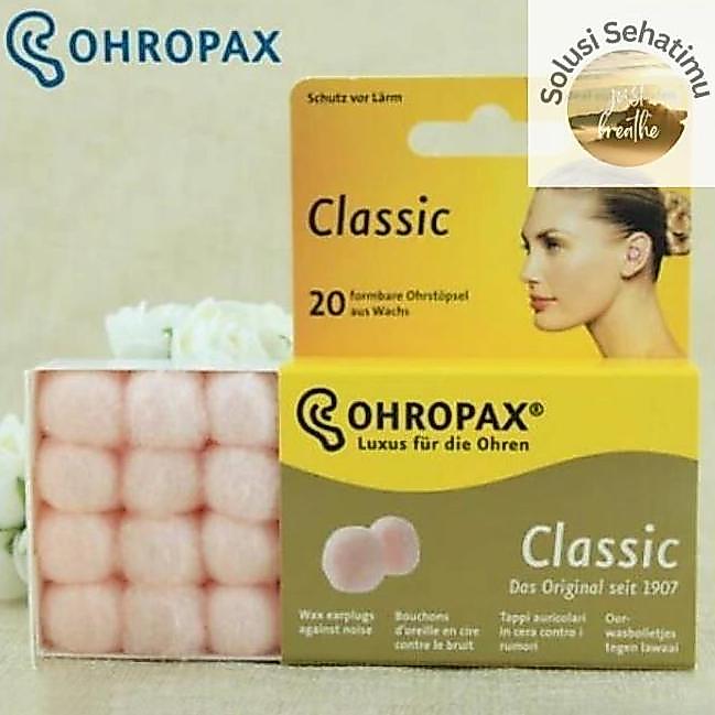 FLIPOSTORE551 - 10 PASANG PENYUMBAT TELINGA LILIN NYAMAN OHROPAX PENYUMBAT TELINGA