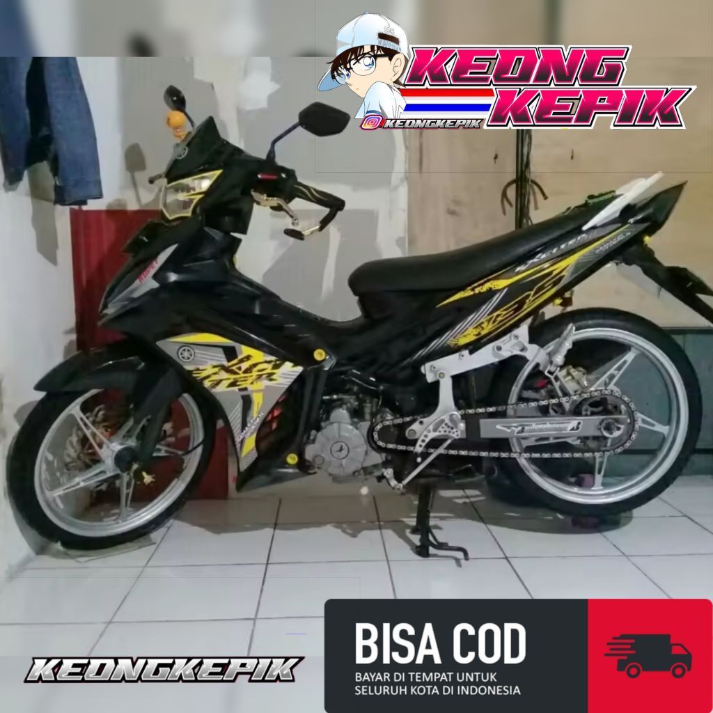 (FREE GIFT) Striping Stiker Lis Variasi Thailand Motor Yamaha New Jupiter MX NJMX 2018 Motif Exciter