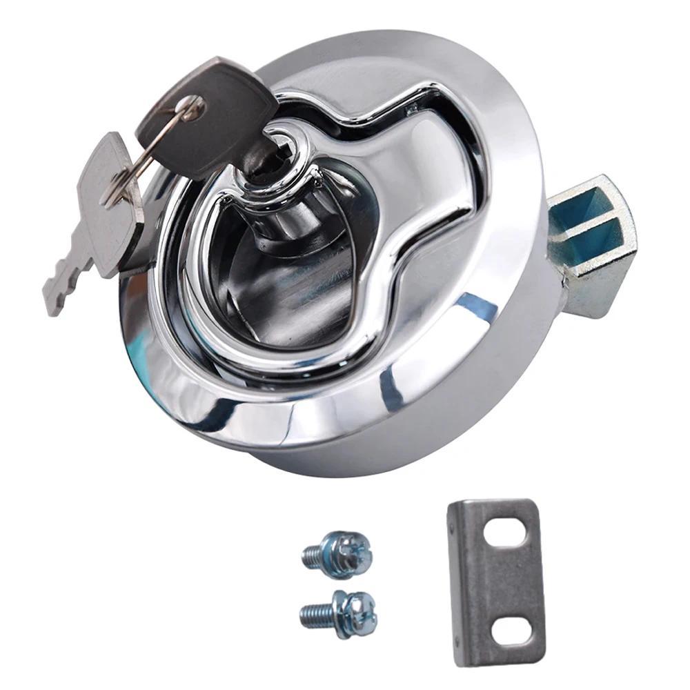 Round locking Handle Flush Pull Locker Hatch Latch Marine Stainless Steel Flush Door Pull Locker For