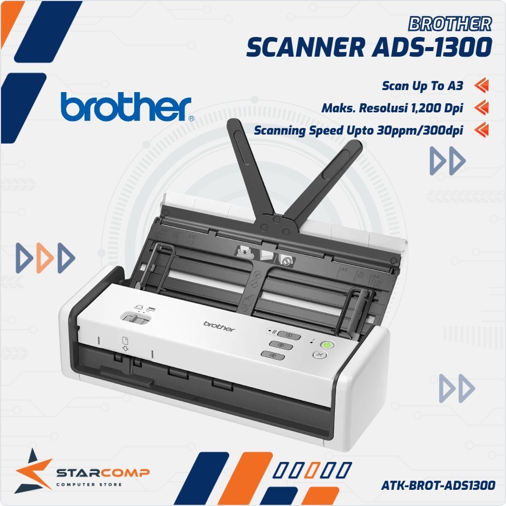 Scanner Brother ADS-1300 Portable Document Scanner