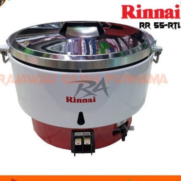 III RICE COOKER GAS RINNAI RR 55 RTL 10 LITER 8 KG PENANAK MEMASAK NASI JUMBO BESAR RESTORAN GARANSI