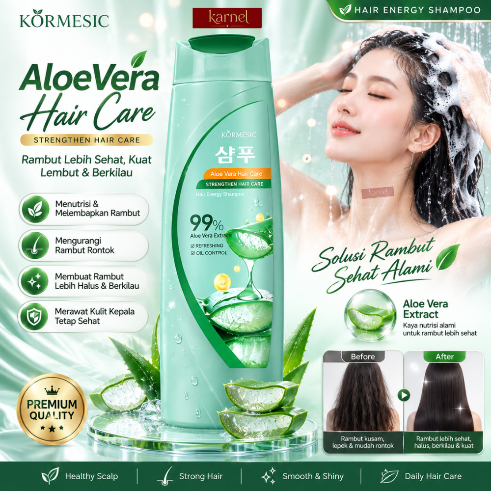 Kormesic Aloe Vera Shampoo 200ml