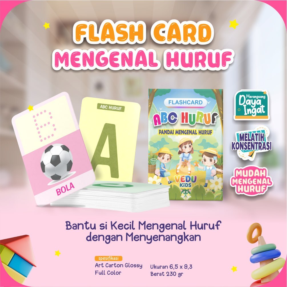 Flash Card ABC Huruf