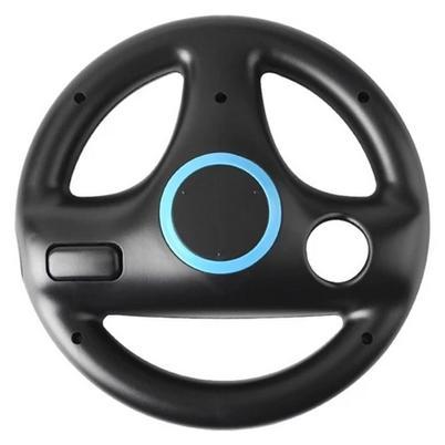 Racing Wheel Nintendo Wii Wii U Aksesoris Remote Mario Kart Setir Game PVC Hitam Putih