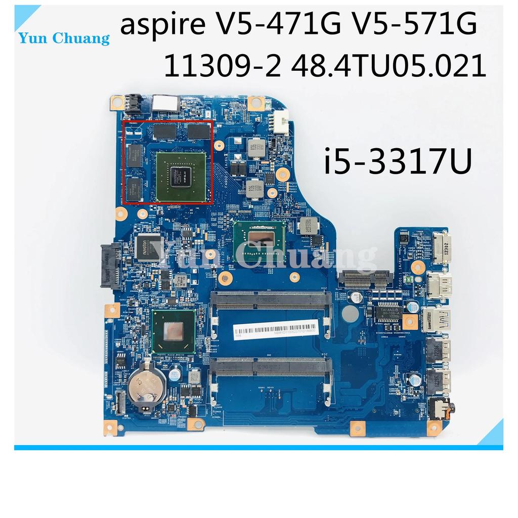 11309-2 48.4TU05.021 Motherboard For Acer V5-471G V5-471 V5-571 V5-571G Laptop Motherboard With i5-3