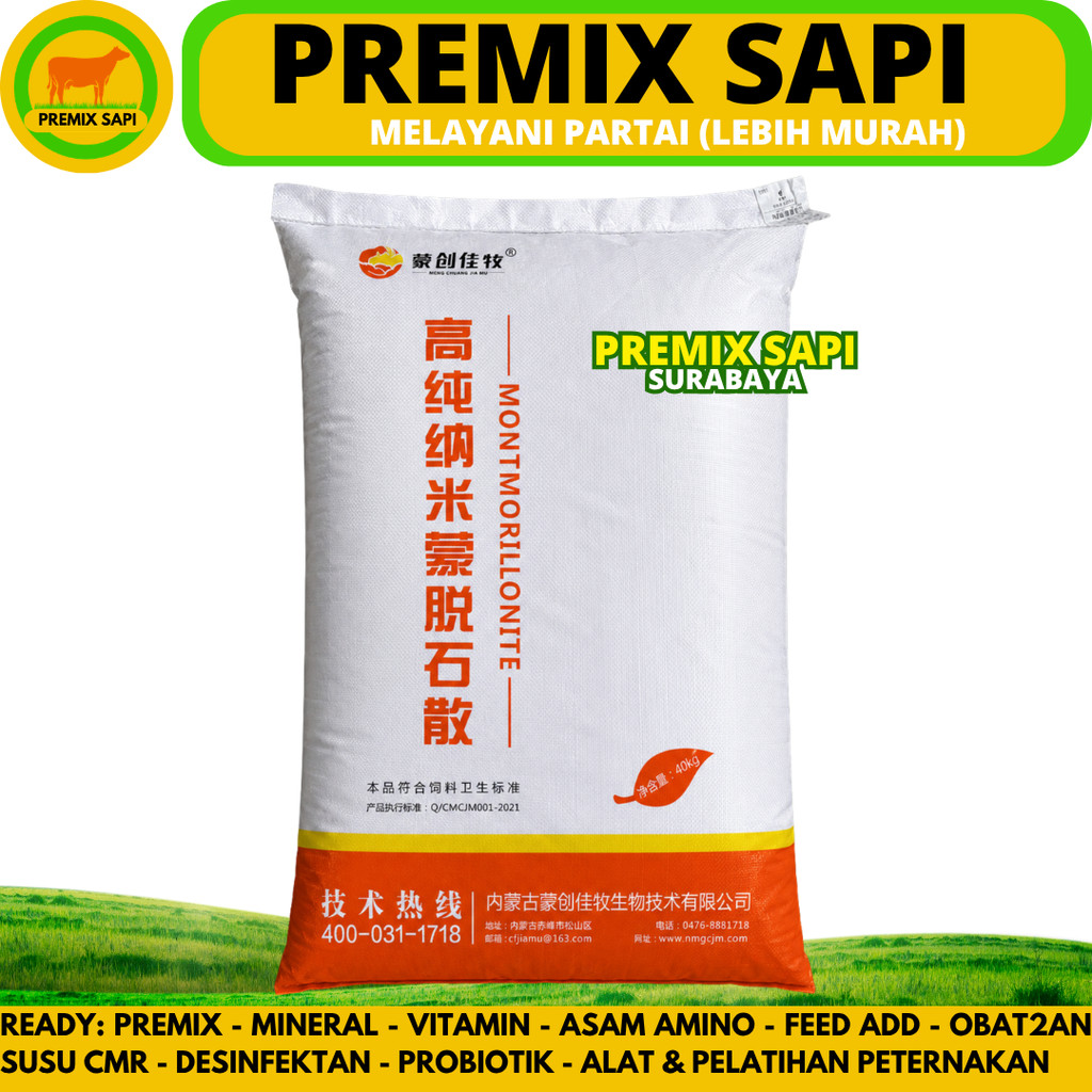 TOXIN BINDER 1 KG MONTMORILLONITE - Feed Additive Pengikat Toxin Mycotoxin Jamur Pada Pakan