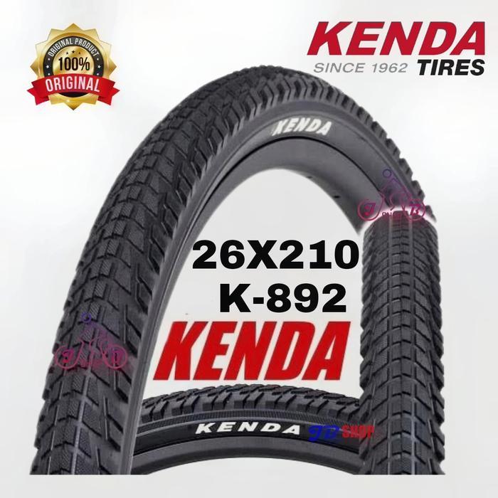 BAN LUAR SEPEDA 26 X 195 1.95 2.10 210 2.125 2125 KENDA ORIGINAL 26X1.95 26X195 26X2.10 26X210 26X2.