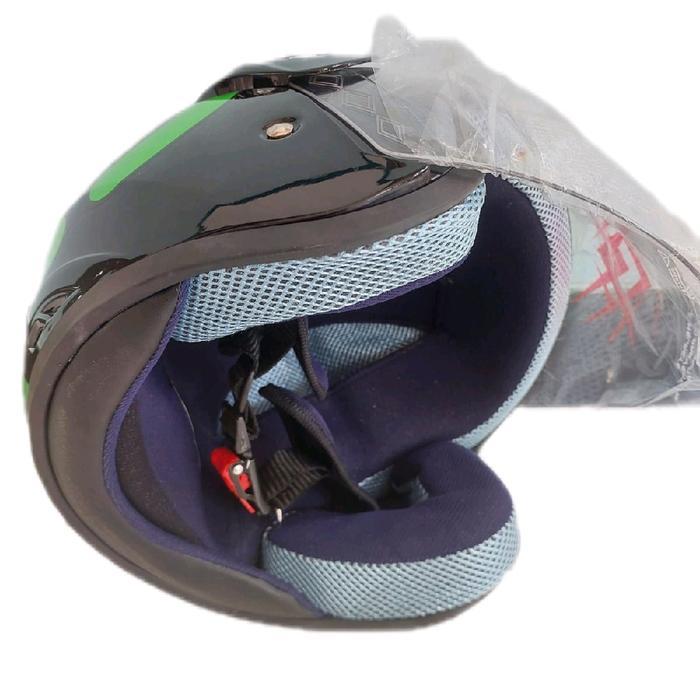 ES Helm gojek EVO helm driver gojek helm driver ojol helm hijau terbaru helm gojek kuat dan kokoh TE
