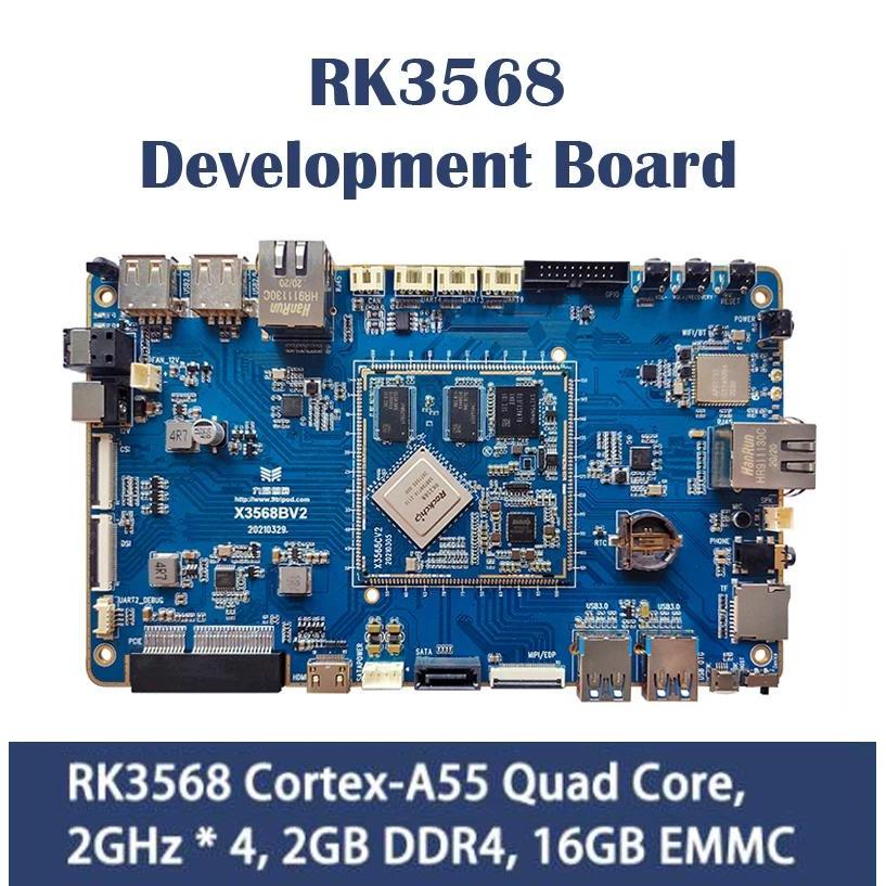RK3568 Develop Board Rockchip X3568 Core-Board Cortex A55 Industy Control NPU Android11 Linux AI For