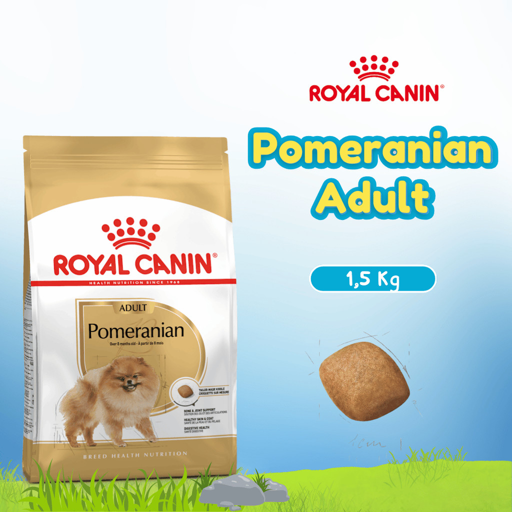 Royal Canin Pomeranian Adult 1.5KG | Makanan Kering Anjing Pomeranian Dewasa