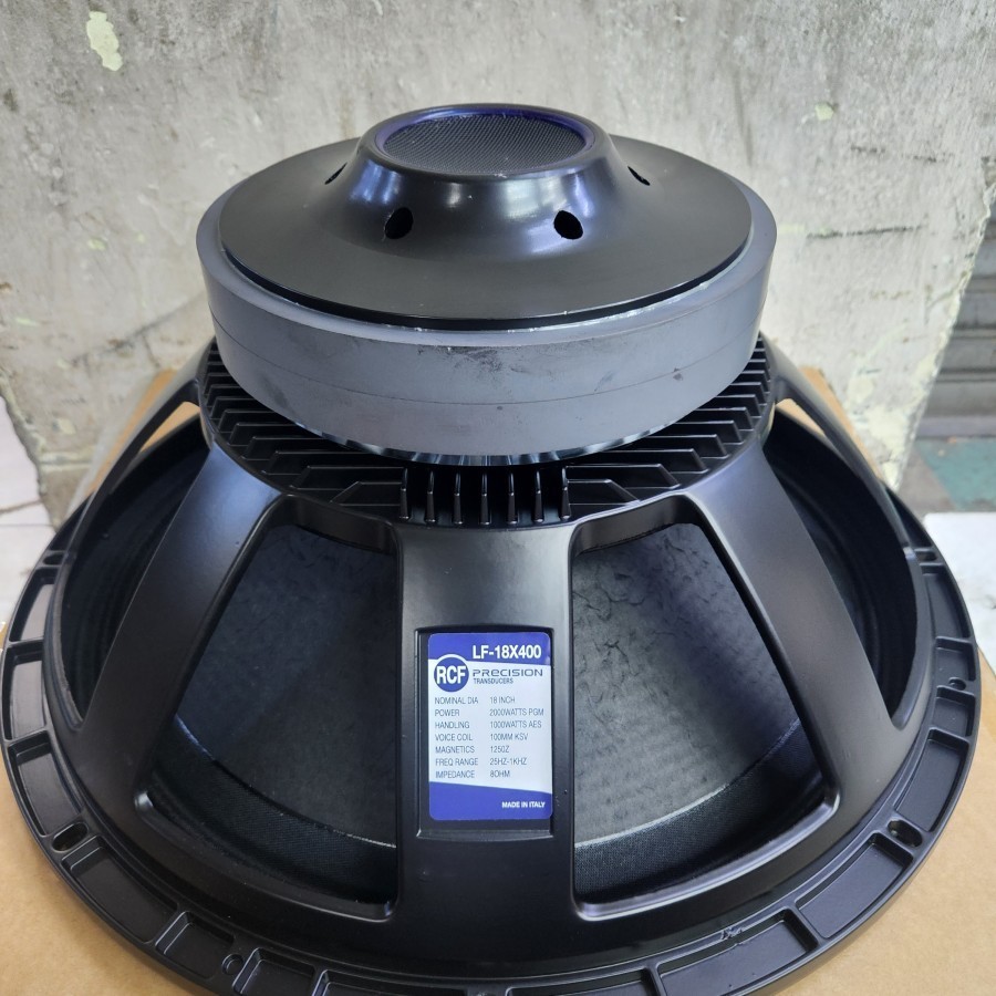 rcf lf18x400 speaker komponen 18 inch double magnet
