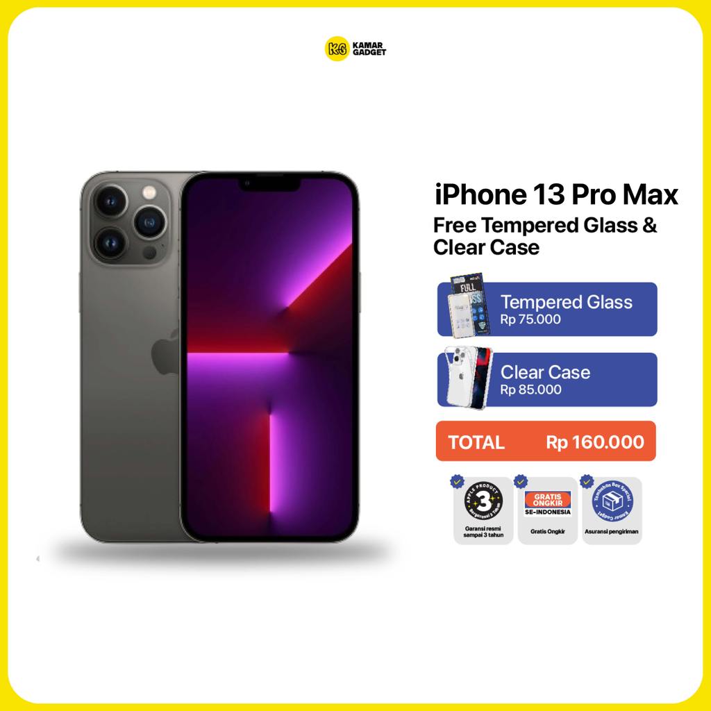 iPhone 13 Pro Max Second Garansi Resmi 512GB Sierra Blue
