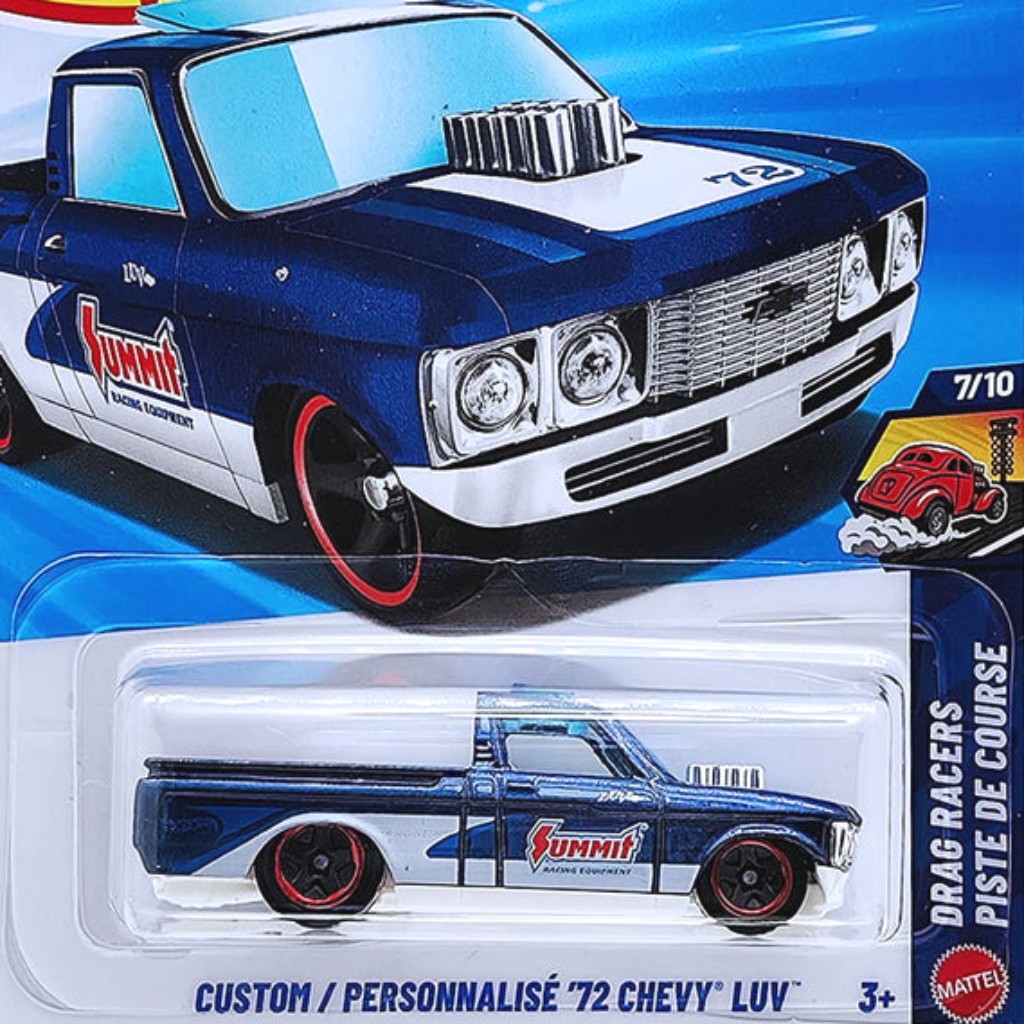 Hot Wheels Custom 72 Chevy Luv Orange Diecast Mobil Pickup Klasik