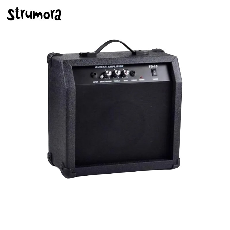 STRUMORA Amplifier Gitar Listrik 15W Amplifier Gitar Listrik TG-15/TG-30 dengan speakerBerkualitas