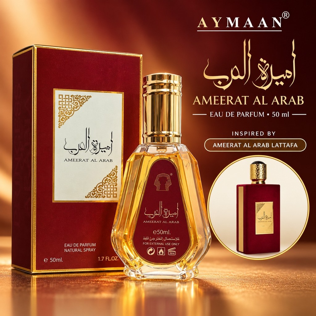 Aymaan Ameerat Al Arab Eau De Parfum 50ml Emirate Al Arab EDP Cologne Parfum Arab Aroma Exclusive