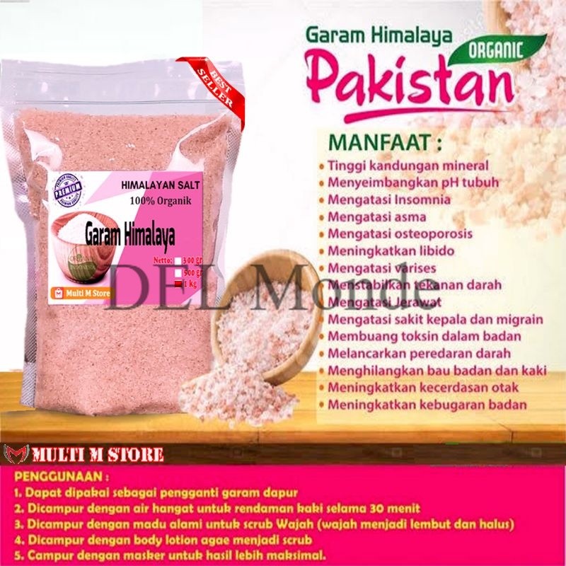 

Promo1 Kg Garam Himalaya Kualitas No 1 | Super Fine Himalayan Salt