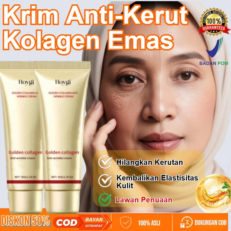 Collagen Cream Original Paket  Siang Malam Retinol Cream 100g Whitening Anti Aging Perbaikan Retinol