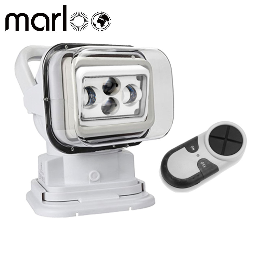 4D 7Inch Led Searching Light 60W LED Remote Control Marine LED Spot Light 4x4 Headlights 12/24v for 