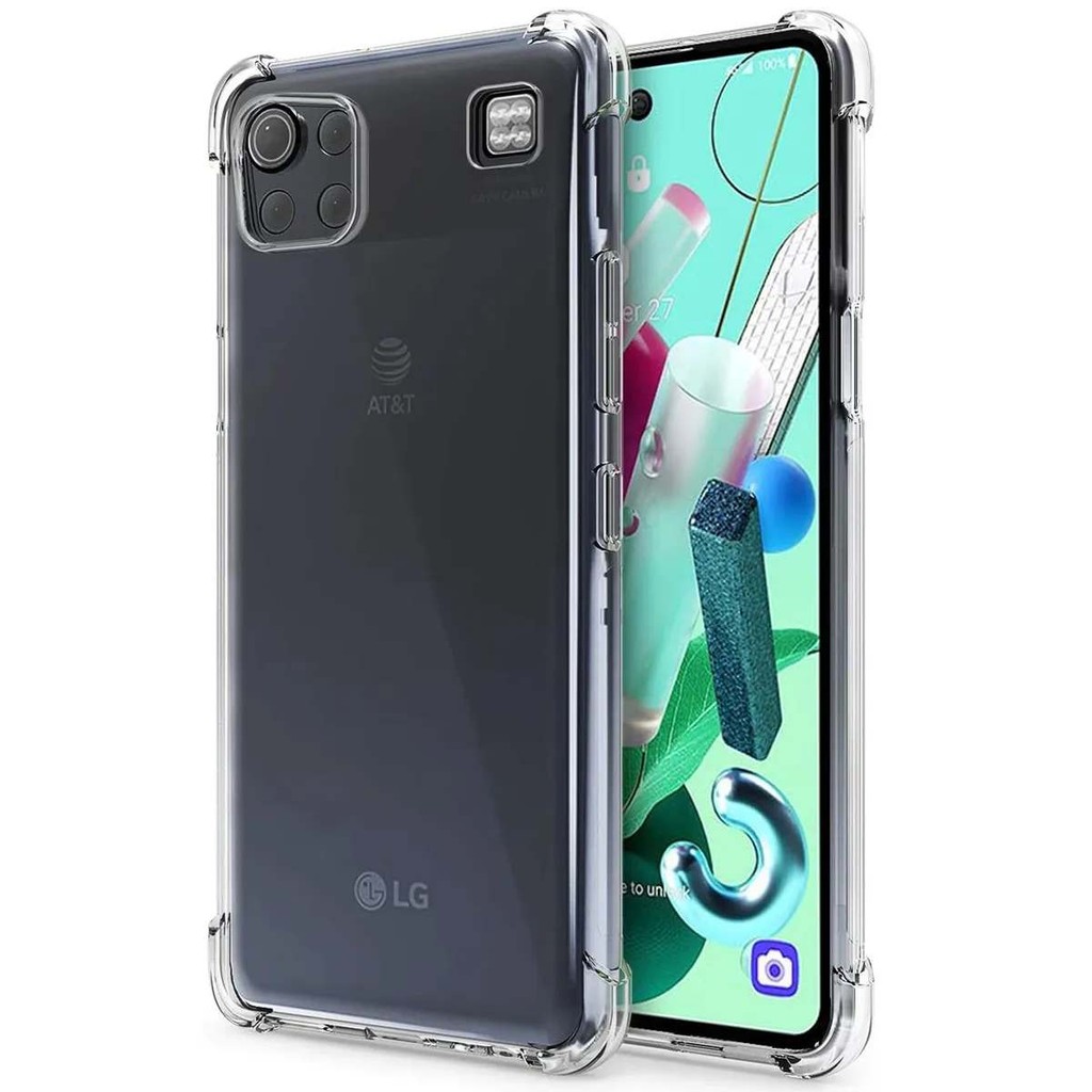 CASE LG K92 5G SOFTCASE ANTICRACK AIRBAG CASING TRANSPARANT ANTI SHOCK