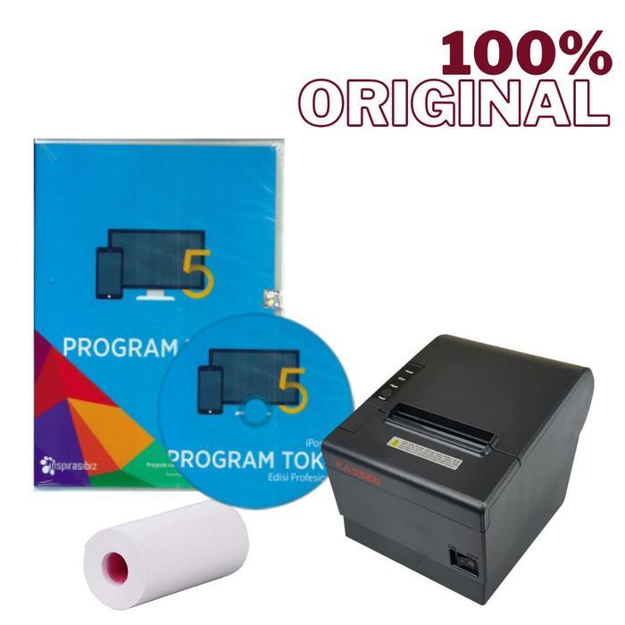 Paket Ipos 5 Profesional Kasir Free Mini Printer 80mm dan Kertas Roll