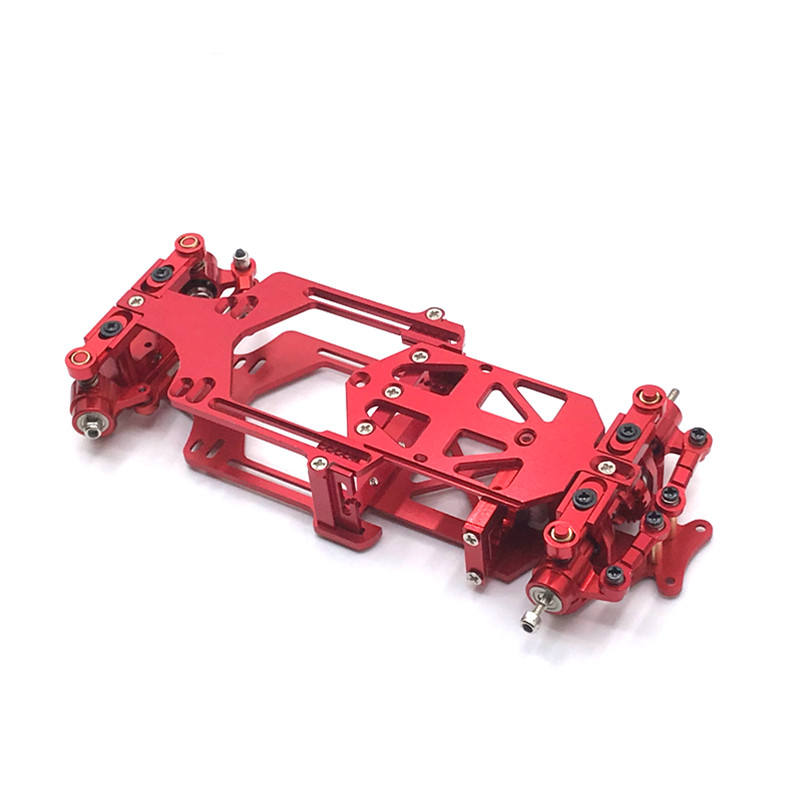 RUIEN TENOLOGY RC01 1/28 RC Car Parts Metal Upgrade Rear Drive Racing Drift Mosquito Car Frame