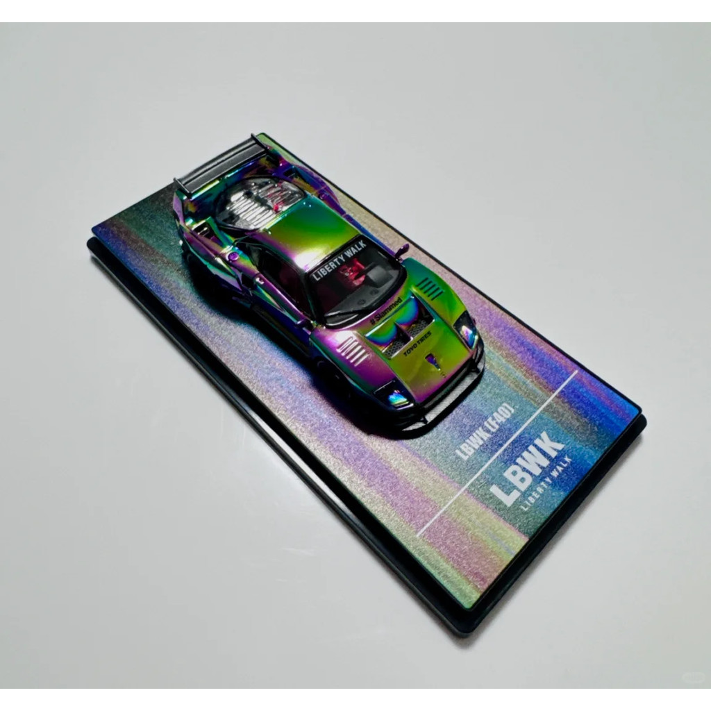 INNO 1/64 LBWK F40 Beijing Exhibition Edition Alloy Toy Motor Vehicle Diecast Metal Model Gifts