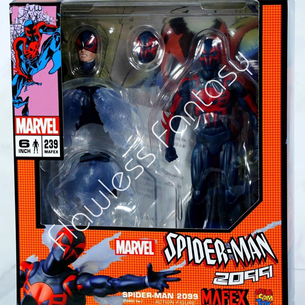 Mafex 239 Marvel Spiderman Spider Man 2099 Comic Version Action Figure