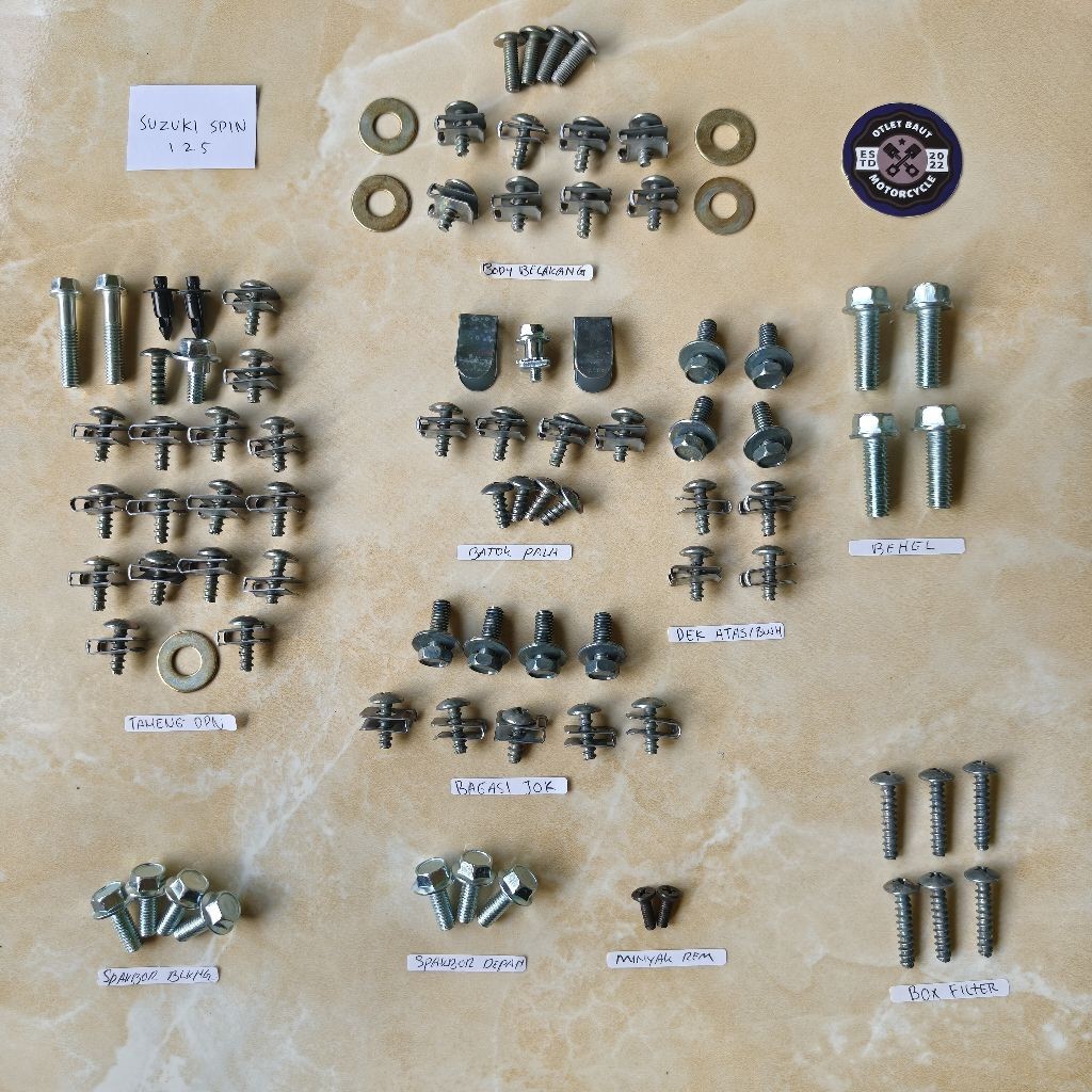 Baut Suzuki Spin 125 Baut Spin 125 Baut Spin Fullbody