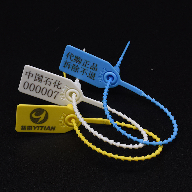 100Pcs Tali Seal Apar Segel Apar Plastik Segel Plastik Sekuriti Plastik Security Seal Segel
