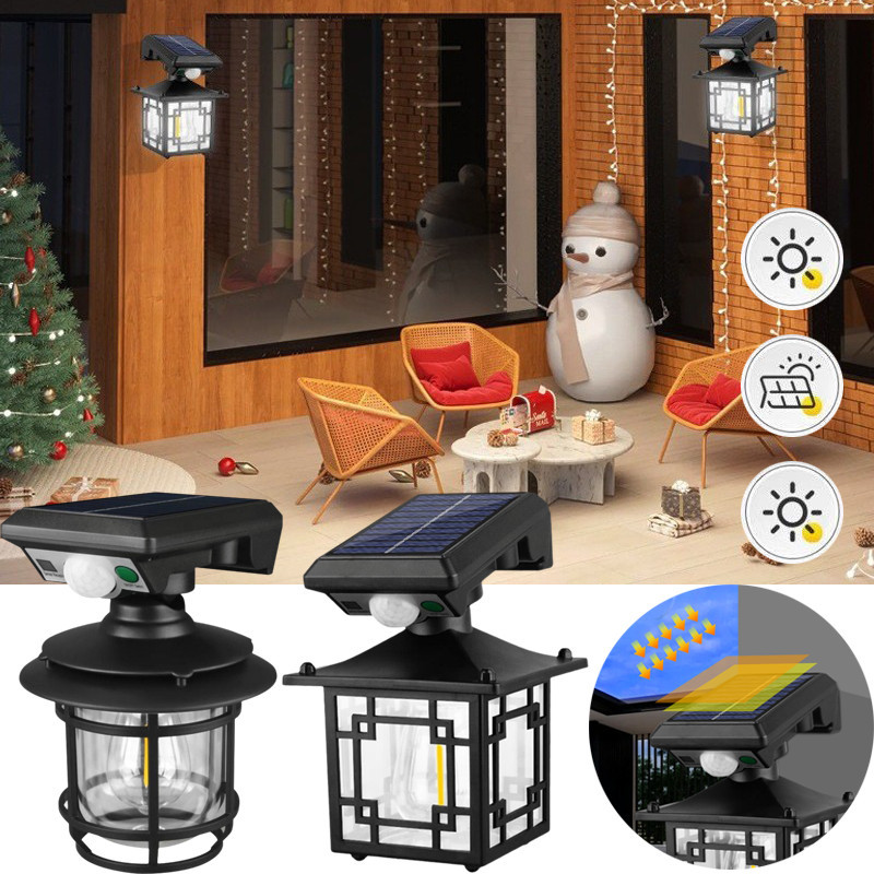 LED Lampu Taman Solar Tenaga Surya / Lampu Outdoor Anti Air Lampu Dinding Sensor Tenaga Surya / Lamp