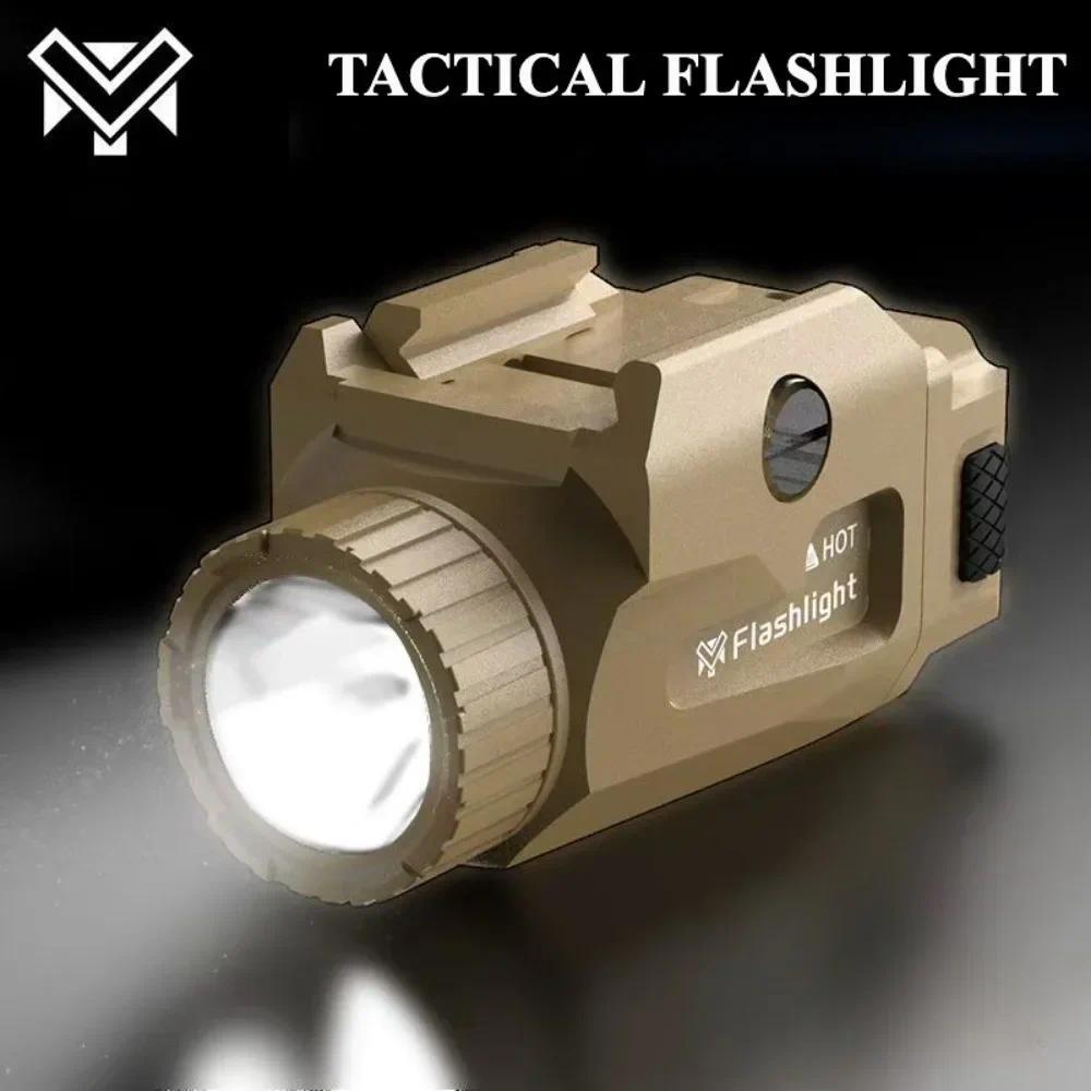 Tactic Hanging Pistol Weapon Gun Light Metal 800 Lumens Powerful LED Flashlight for Glock 17 19 18C 