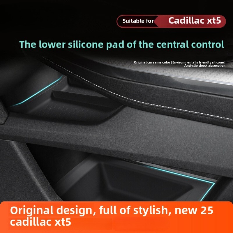 For 2025 Cadillac XT5 Central control under storage box , silicone storage box