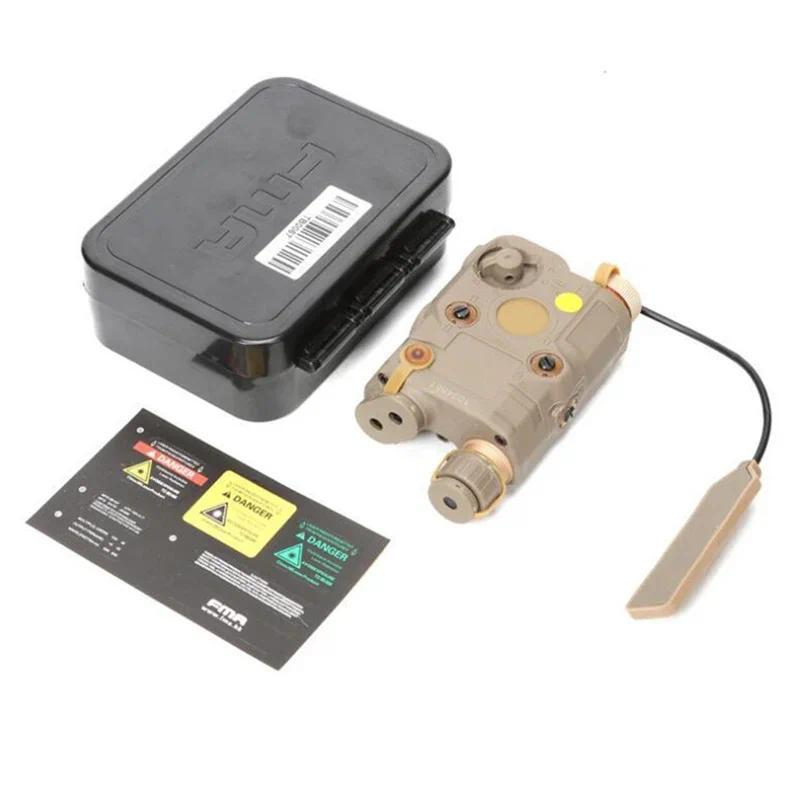 FMA AN/PEQ-15 Battery Box Red Dot Laser+White LED Flashlight+ IR Night Vision Weapon Light 20mm Rail