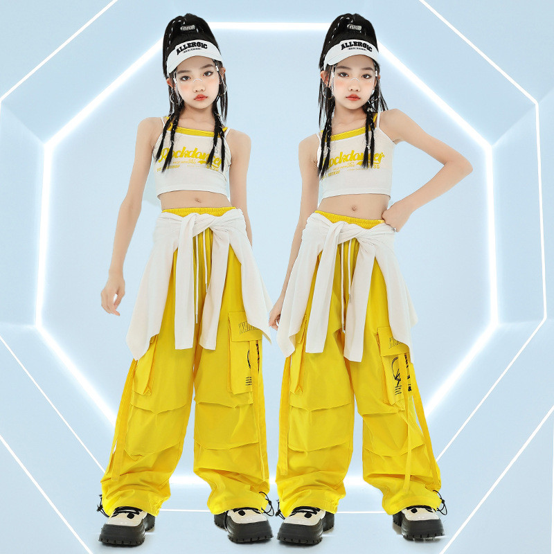 Street Dance hiphop Performance Costume Jazz Dance Hip-Hop jazz Dance Costume Practice Clothes Child