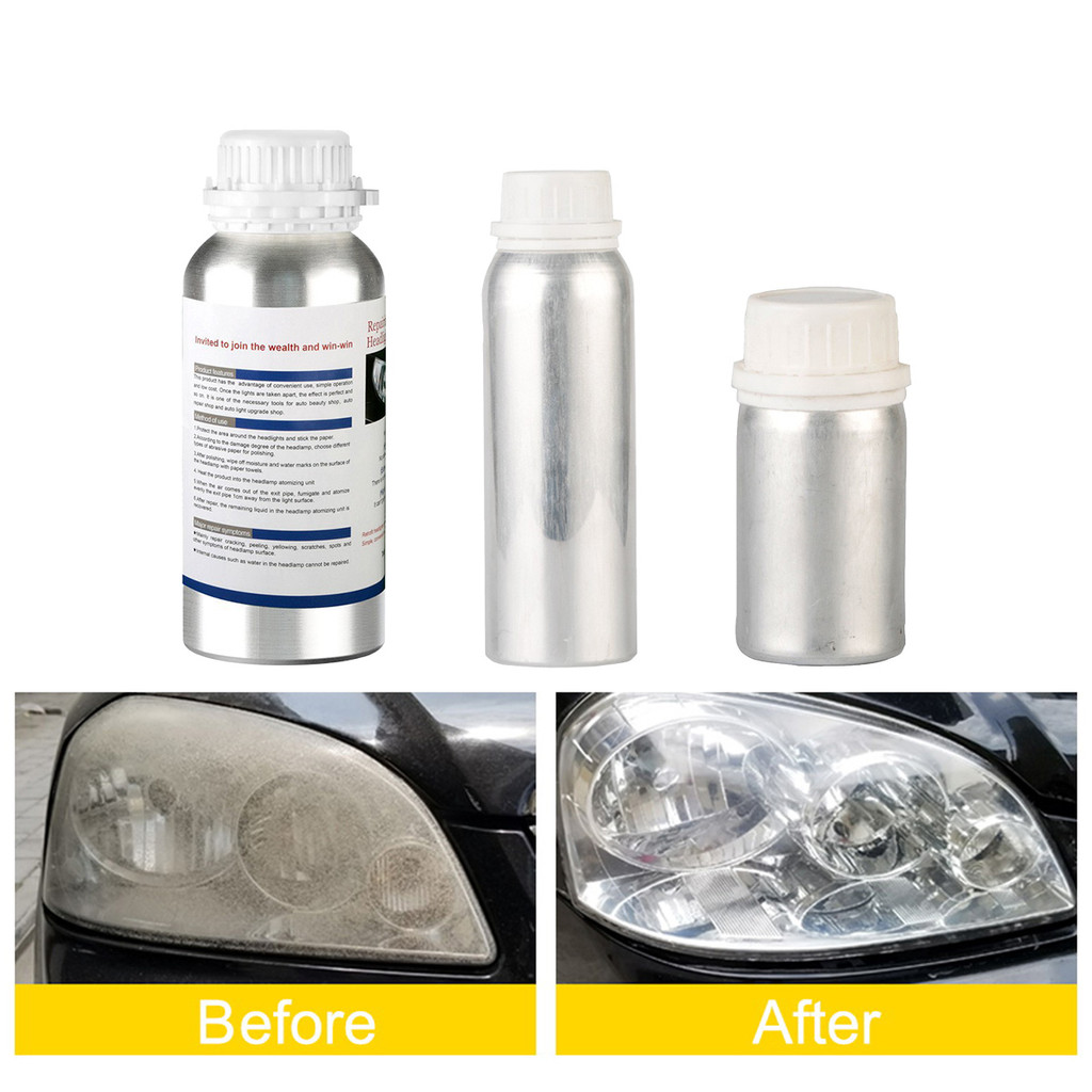 Poles lampu depan mobil cairan lampu mobil Menghilangkan goresan pada lampu depan mobil secara efekt