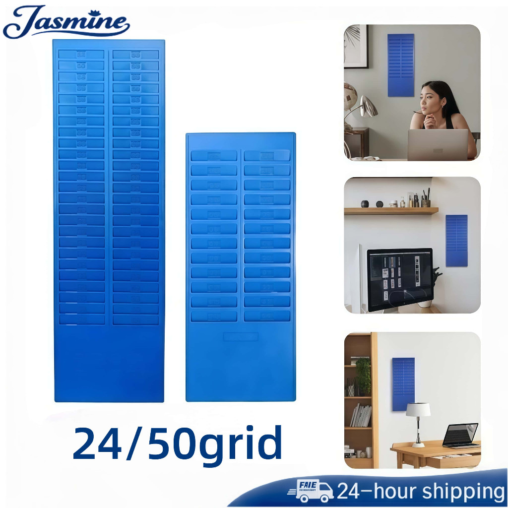 24/50 Sheet Rak Absensi Kartu / Tempat Kartu Absensi / Tempat Kartu Absen / Rak Kartu Absensi / Rak 