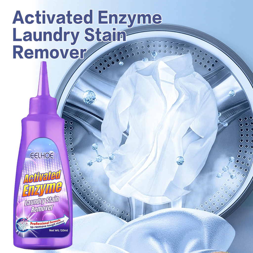 Eelhoe Activated Enzyme Laundry Decontamination Agent Gentle Cleaning Clothing Blanket Oil Stain Cof