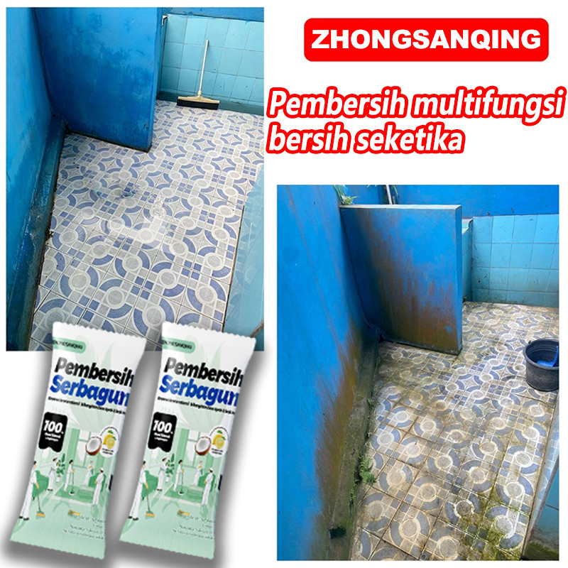 HOT SELLING ZHONGSANQING Pembersih Serbagun Multifungsi Bersih Segetika Pembersih Kerak Keramik Kama