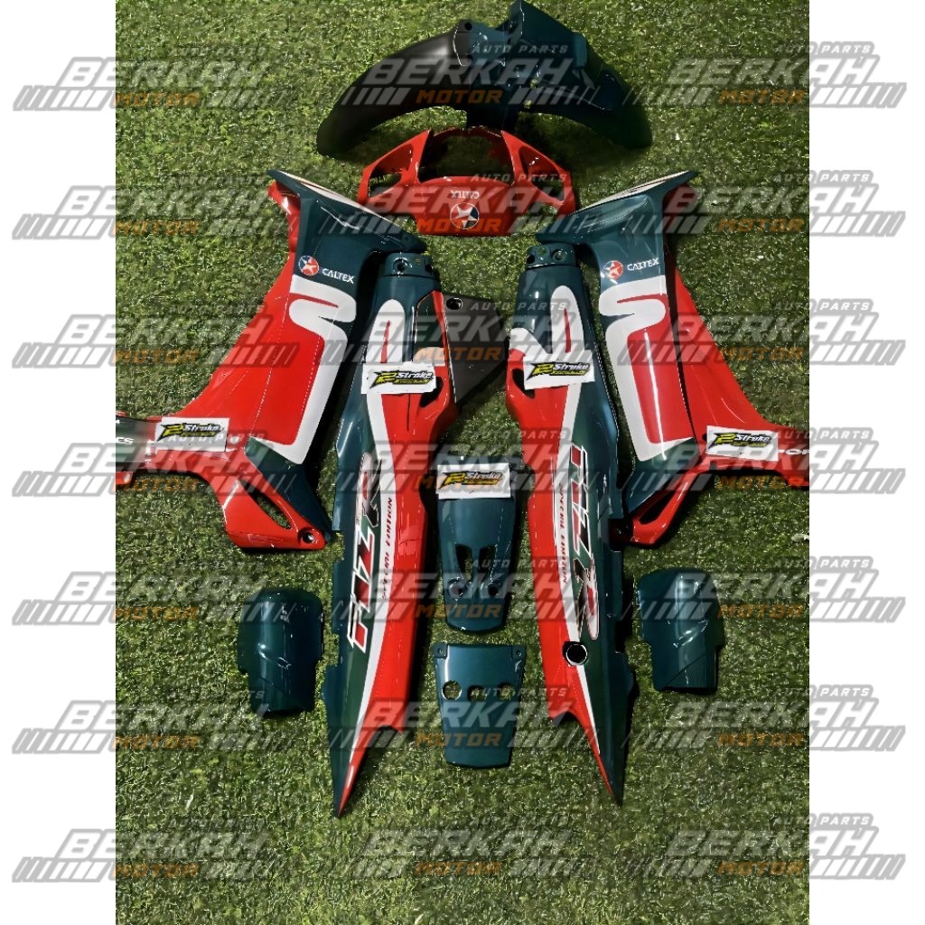 Cover Body Fizr Full Set Halus Body Fizr Caltex Merah Hijau Botol Body Set Halus Yamaha Fizr F1zr