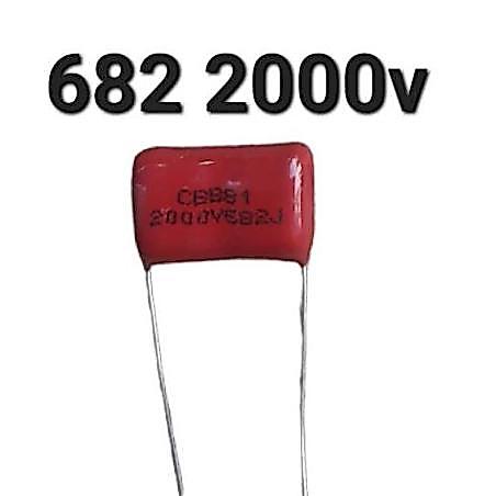 KAPASITOR TV 682 1600 682 1600V 1.6KV BUKAN 2000V 2KV LT99