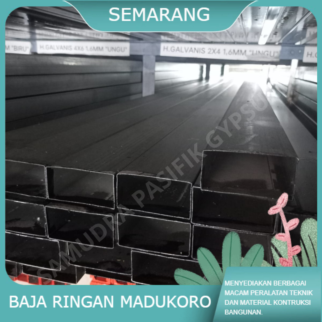 HOLLOW GALVANIS 4X6 TEBAL 1,2MM HOLLOW GALVANIS 6M 40X60 1,2MM